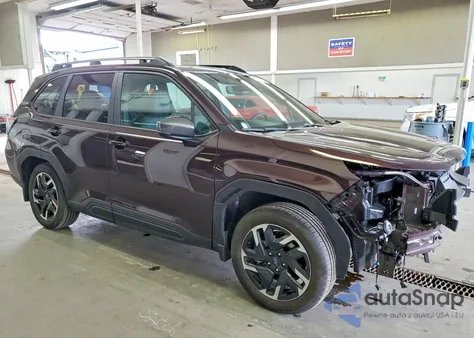 2026 Subaru Forester Limited z USA, uszkodzony, nr VIN 4S4SLDR66T3007435